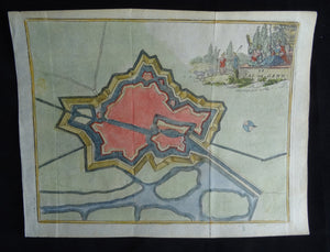 Le Sas de Gand ( Sas van Gent )  - Harrewijn - ca 1743