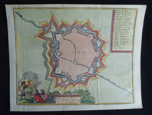 Ath ( Aat )  - Harrewijn - ca 1743