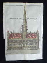 Load image into Gallery viewer, La Maison de Ville de Brusselle ( Stadhuis van Brussel ) - Harrewijn - ca  1743
