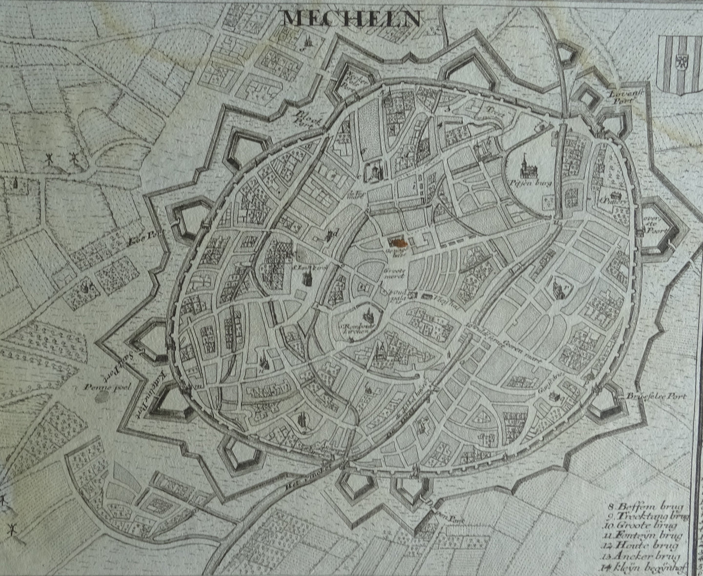 Mecheln - G. Bodenehr - ca 1725