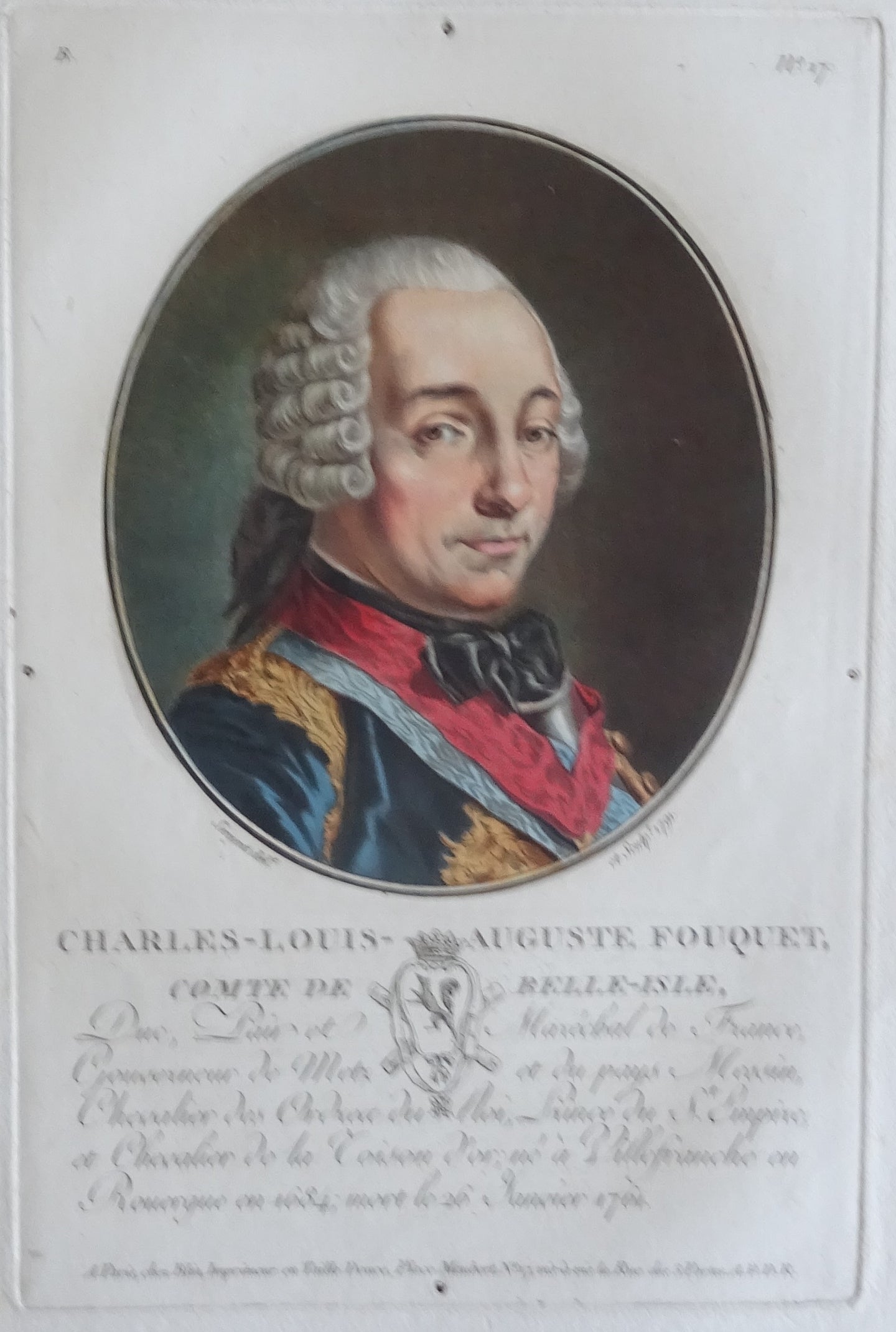 Charles-Louis-Auguste Fouquet, Comte de Belle-Isle