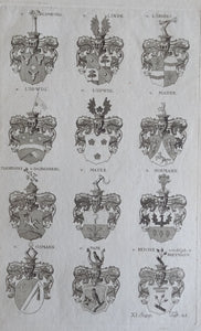 Johann Siebmachers - Wappenbuch - XI Supp. Tab 25