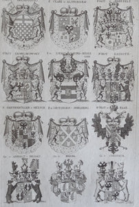 Johann Siebmachers - Wappenbuch - IX Supp. Tab 1