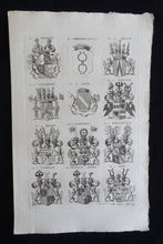 Load image into Gallery viewer, Johann Siebmachers - Wappenbuch - IX Supp. Tab 2
