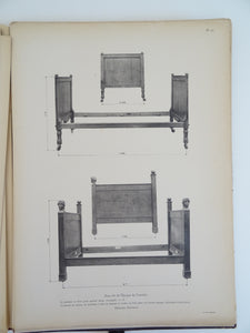 Les plus beaux meubles des Ministeres et Administrations publiques - E Dumonthier - Lits, Lits de repos