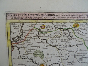 Carte du Duche de Limbourg ou sont les environs de Fauquemont, de Dalem, de Rolduc, d'Aix la Chapelle