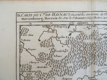 Load image into Gallery viewer, Carte du Comte de Haynaut ou sont les environs de Philippeville, marienbourg, Rocroix...
