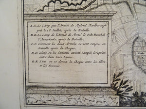 Plan du passage des lignes de Brabant..